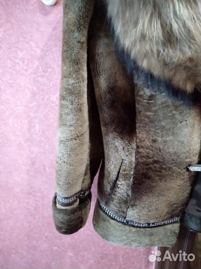 Полушубок мутоновый,разм 44-46