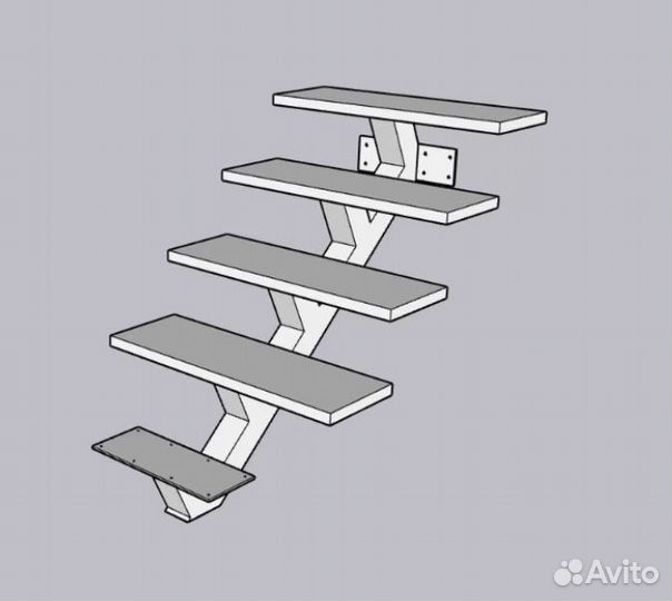 Лестница металлическая