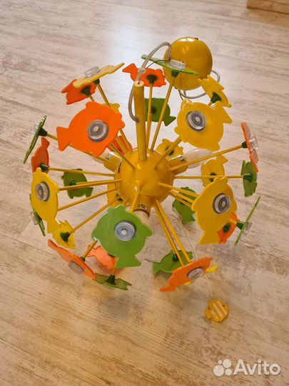 Люстра в детскую комнату, рыбки