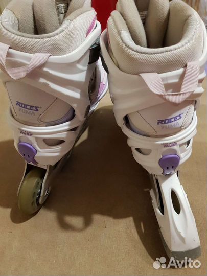 Комплект дет.ролики+защита+шлем,р.30-35,раздвиж