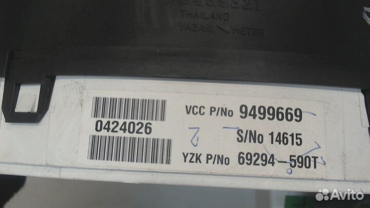 Щиток приборов Volvo S60, 2001