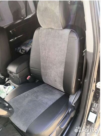 Авточехлы из экокожи и алькантары