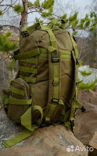 Тактический рюкзак 55 литров - Олива
