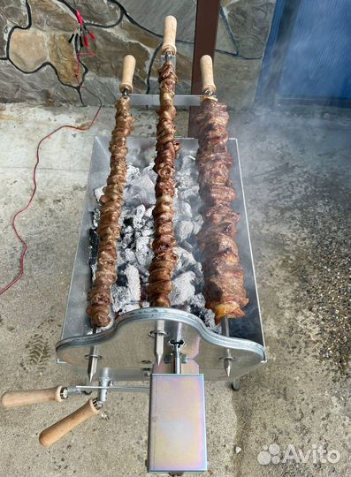 Мангал с электроприводом