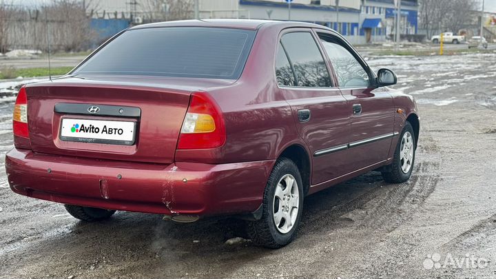 Hyundai Accent 1.5 МТ, 2005, 250 000 км
