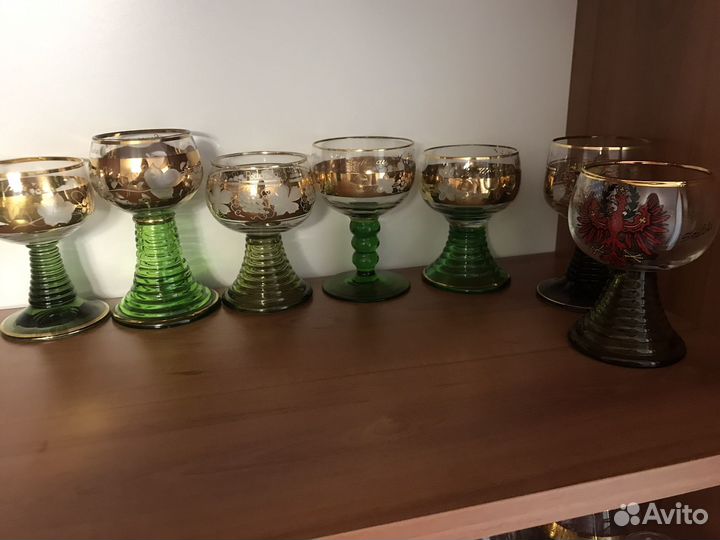Бокалы-рёмер.Хрусталь.Посуда