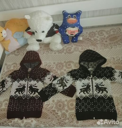 Кофта детская на мальчика и девочку 86