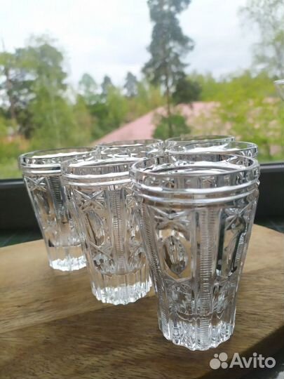 Фужеры рюмки стопки стаканы хрустальные СССР