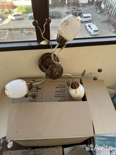 Люстры б/у