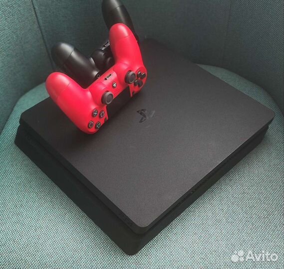 Sony PS4 slim 500гб+Fifa2023+UFC4