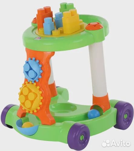 Ходунки каталка Molto Blocks 3 Polesie новая