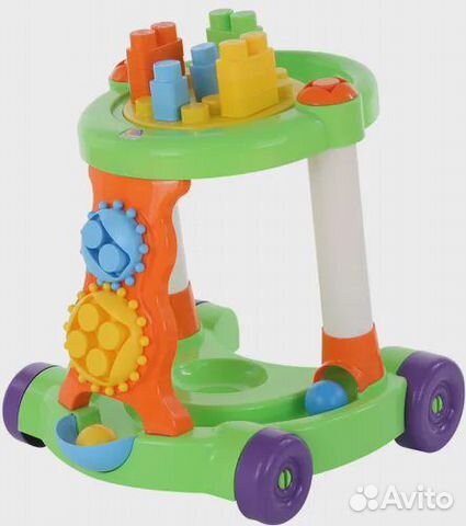 Ходунки каталка Molto Blocks 3 Polesie новая