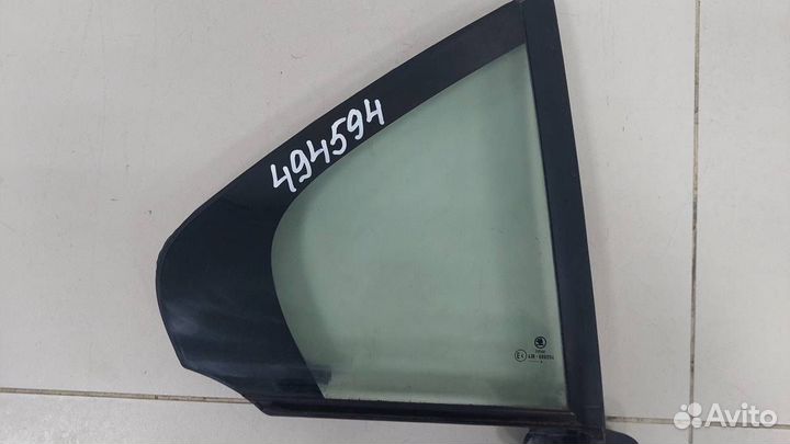 Стекло двери задней правой форточка Skoda Rapid 20