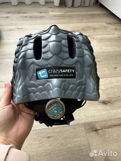 Шлем crazy safety black dragon
