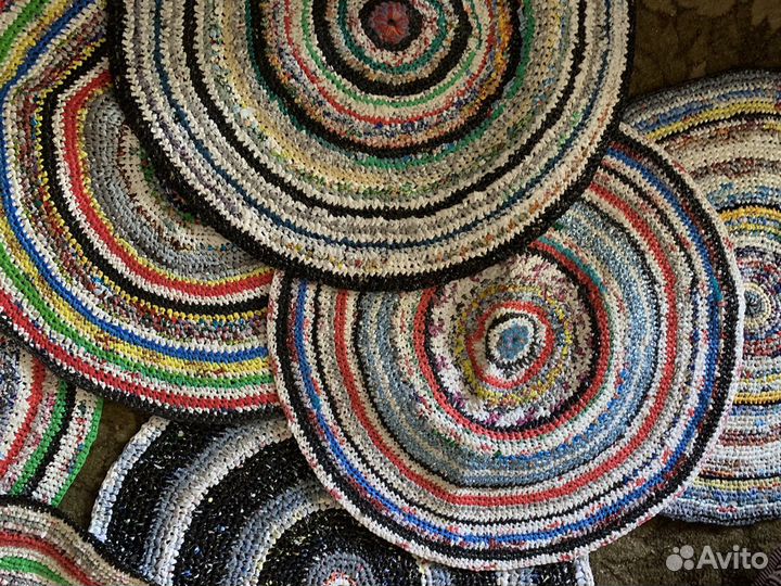 Вязаные коврики