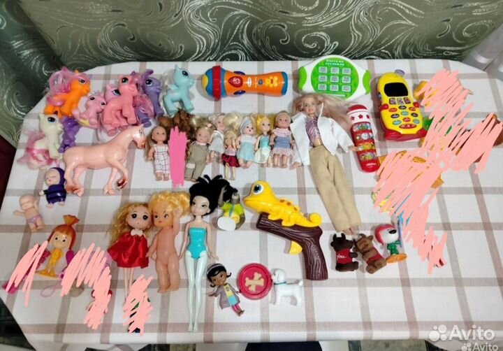 Детские игрушки пакетом