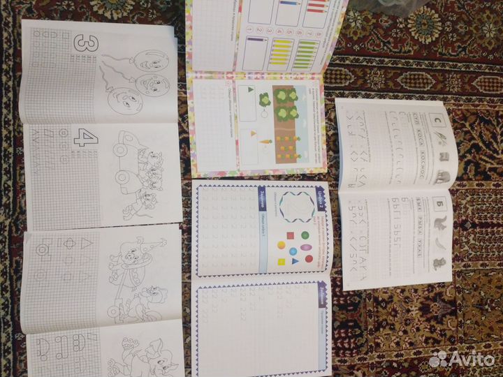 Прописи новые подготовка к школе (5 штук)