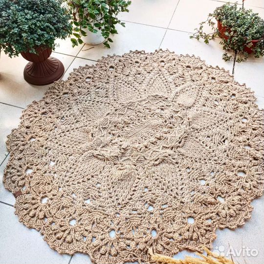 Джутовый ковер