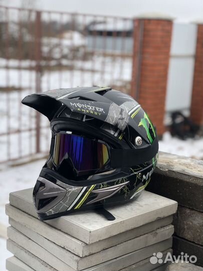 Шлем для мотокросса обмен на велофуллфейс