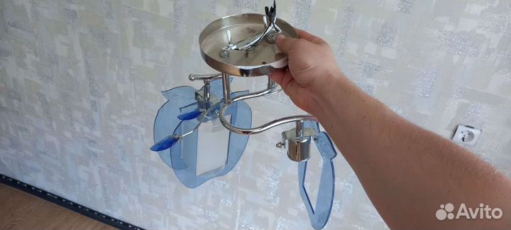 Люстра потолочная бу