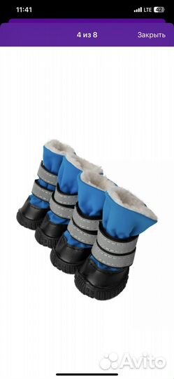 Обувь для средних собак