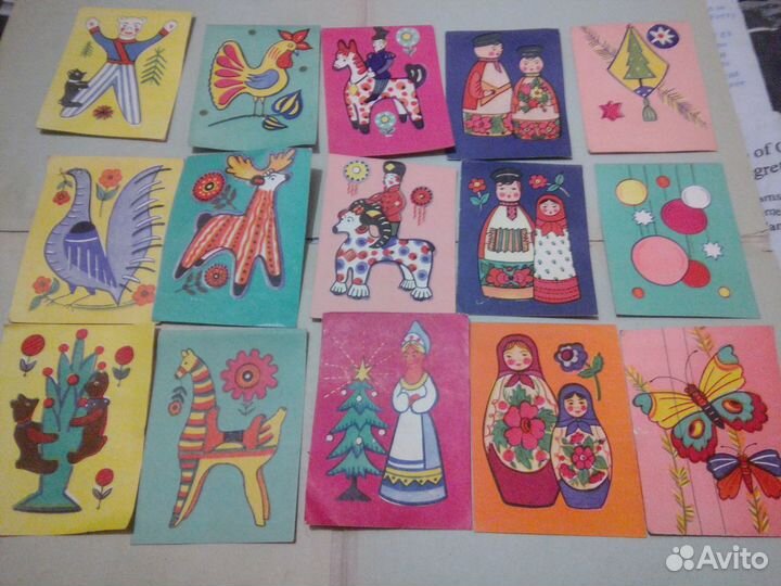 Ёлочное украшение.Бумажные флажки.СССР