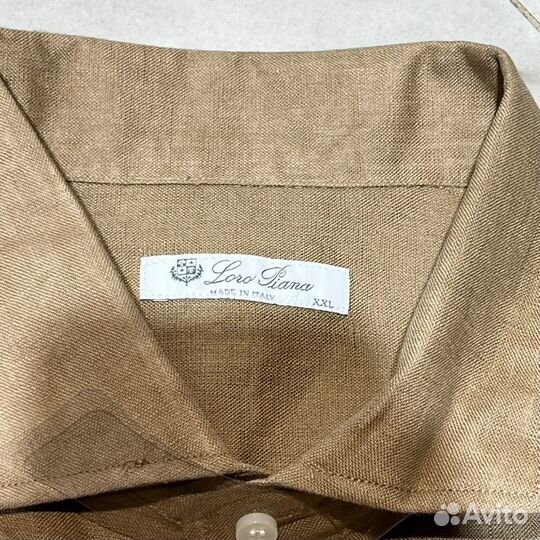 Loro Piana льняная рубашка мужская