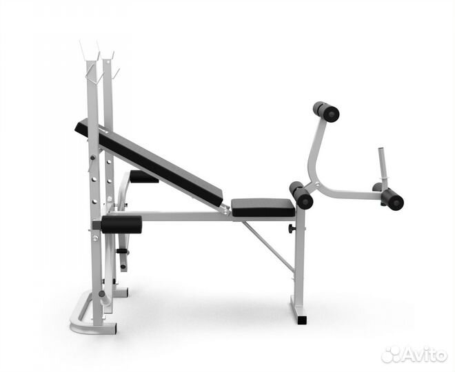 Скамья со стойками под штангу DFC D742