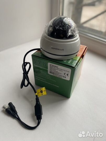Камера видеонаблюдения купольная iptronic