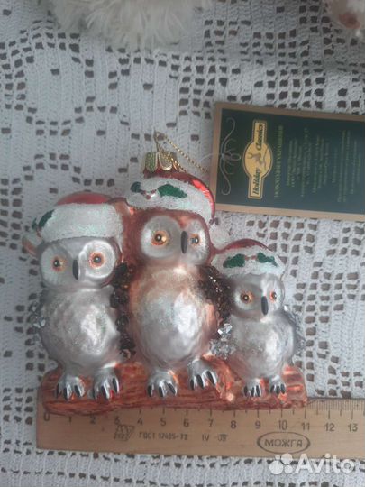 Елочная игрушка стекло