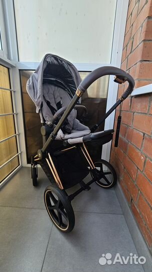 Коляска Cybex Priam III 2 в 1 Rose Gold - Grey
