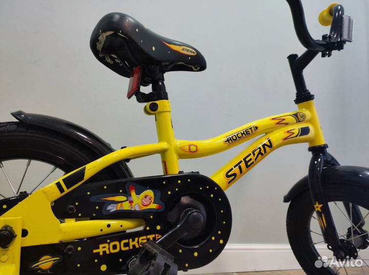 Велосипед rocket 12 желтый