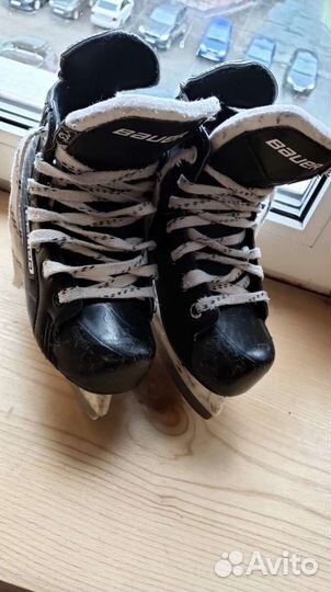 Коньки Bauer y13R, налокотники и джерси