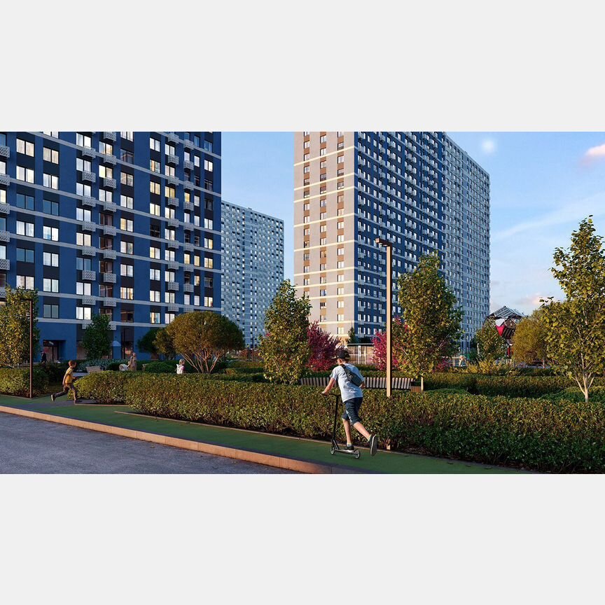 2-к. квартира, 47,2 м², 16/23 эт.