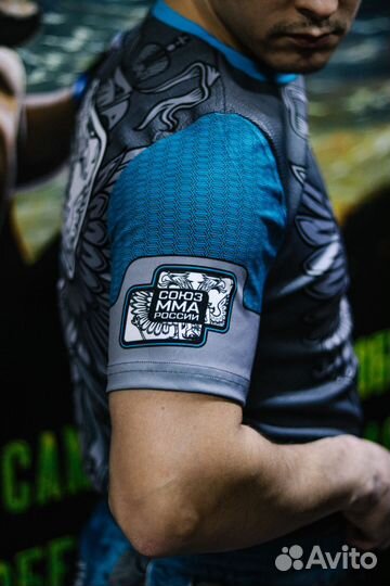Рашгард Союз MMA Россий Синий
