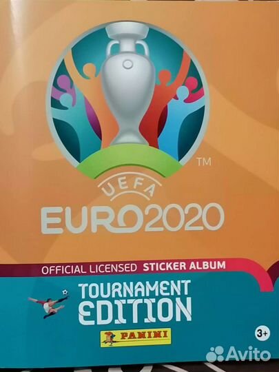 Альбом евро 2020 с наклейками полный