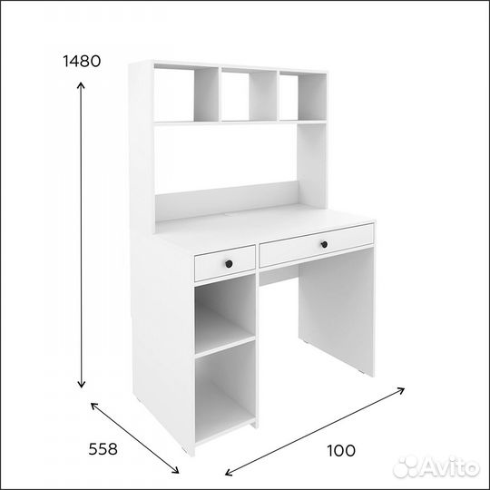 Компьютерный стол фк5Б белый от производителя