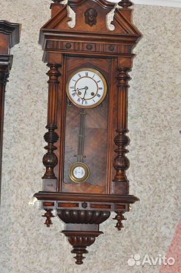 Часы старинные настенные Gustav Becker 99