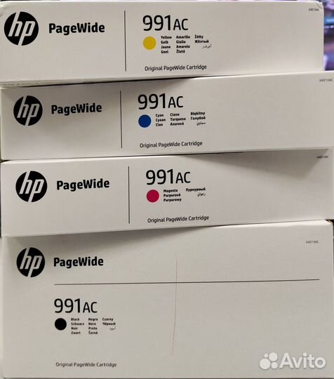 Картриджи HP 991AC(X4D19AC,X4D10AC,X4D13AC X4D16)