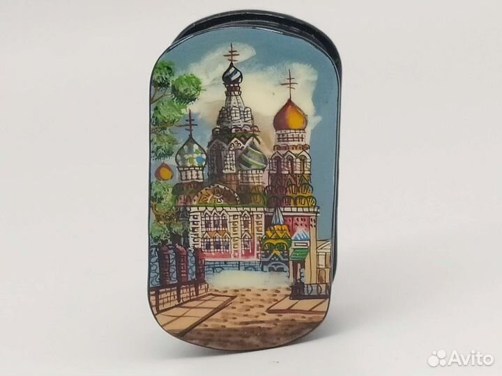 Шкатулка (мини) Федоскино 