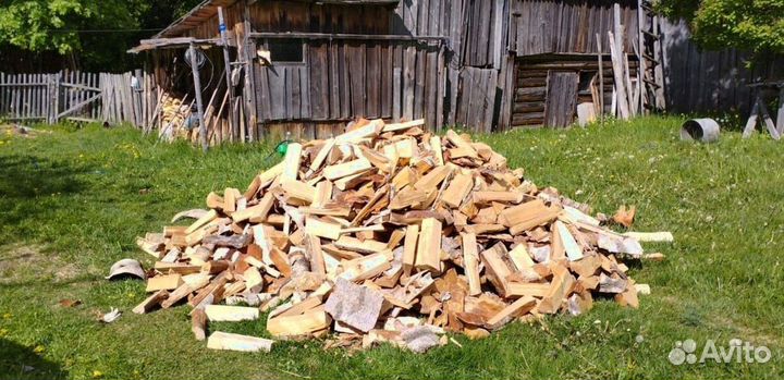 Дрова колотые Береза