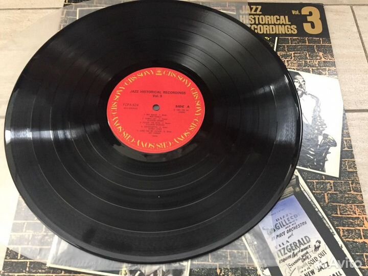 Jazz виниловые пластинки 3шт к-т