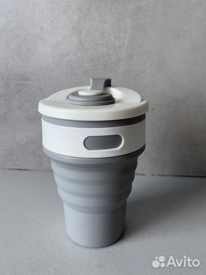 Складной стакан силиконовый 