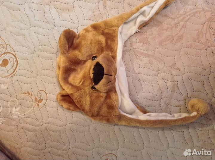 Карнавальный костюм шапочка мишки