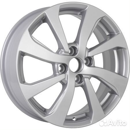 R16 4x100 6J ET37 D60,1 KDW KD1640 (ZV 16 Sandero Stepway) (кс893) Silver Painted