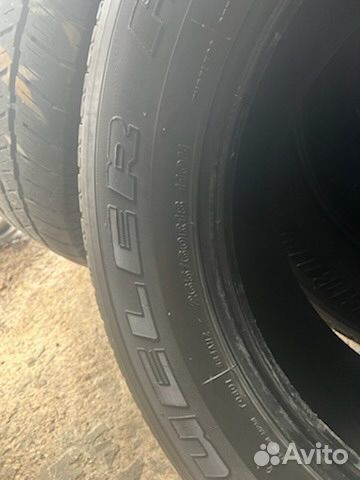 Летнние шины BridstoneR18 на прадо