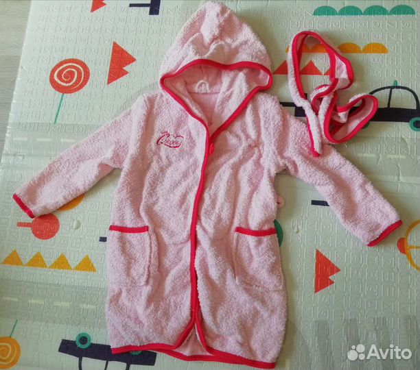 Халат махровый для бассейна 98-104