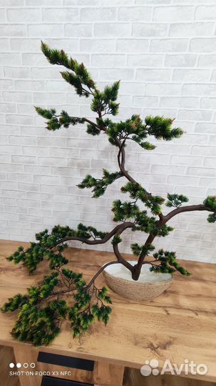 Бонсай большой, искусственное дерево цветы