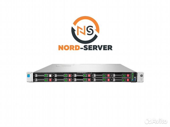 Сервер HP DL360 Gen9 10SFF 2x E5-2640 v3 32GB 500W