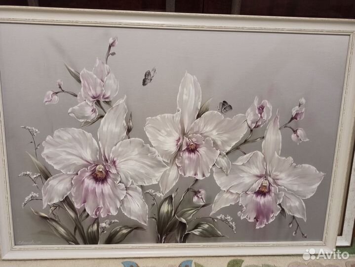 Интерьерная картина. Картина на шёлке